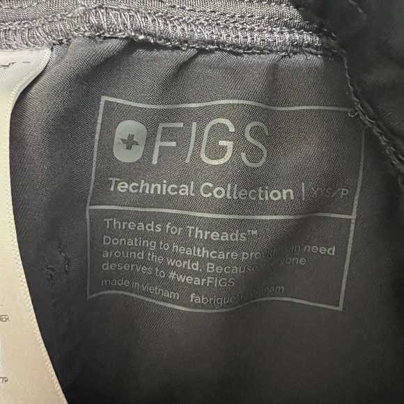 FIGS Technical Collection Gray Jogger Scrub Pants XS EUC - Picture 7 of 10
